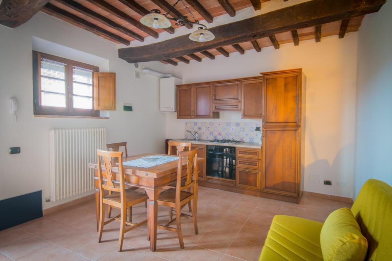 Ulivo-Chianti Charming Flat With Private Parking! Apartment Asciano Exterior photo