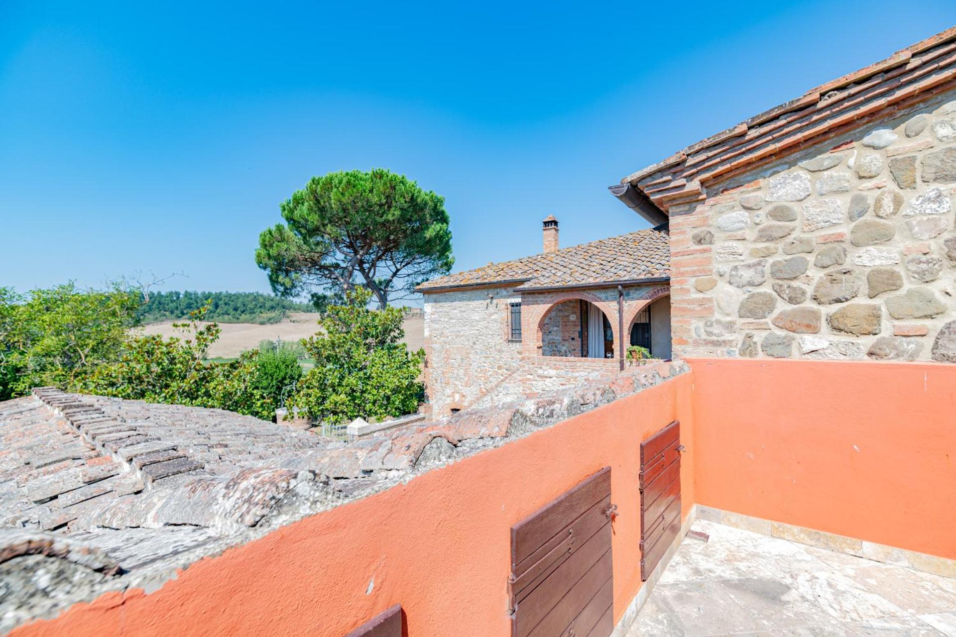 Ulivo-Chianti Charming Flat With Private Parking! Apartment Asciano Exterior photo