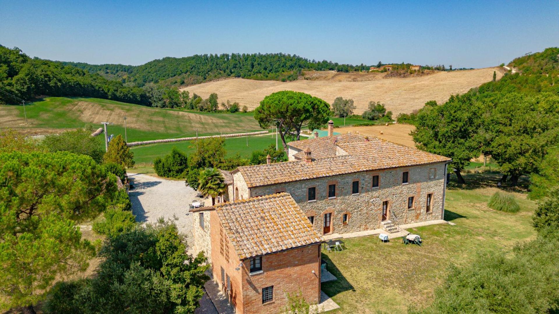 Ulivo-Chianti Charming Flat With Private Parking! Apartment Asciano Exterior photo